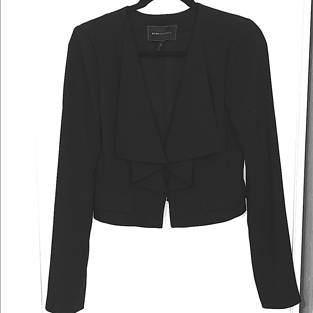 BCBG MaxAzria black small blazer